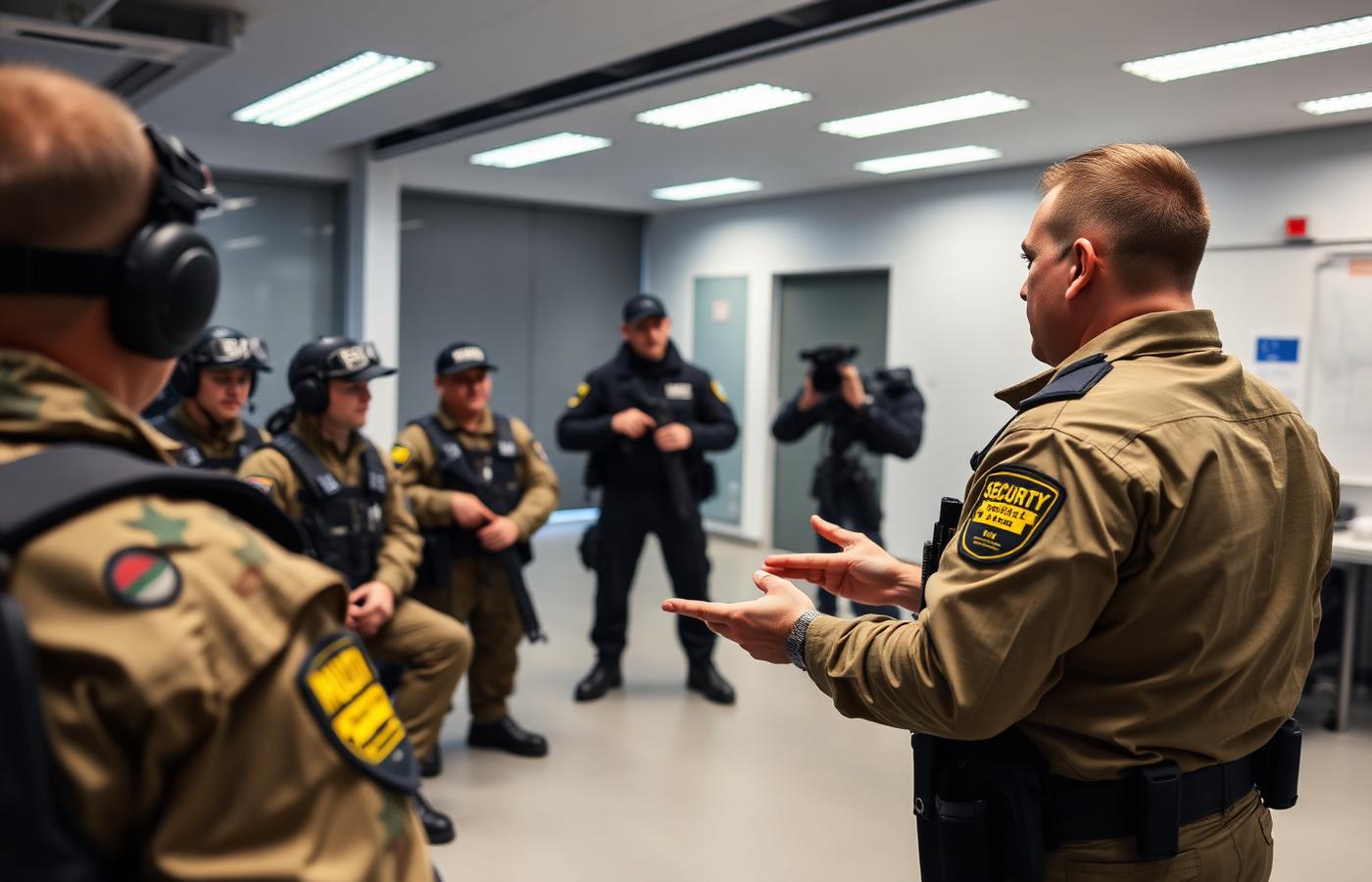 Security training class in session